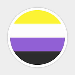 Proud Nonbinary Pride Flag (Proud LGBT LGBTQ+ Community Pride Flag) Magnet